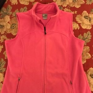 Champion Pink fleece vest.